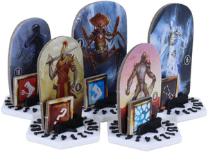 5 pcs. value pack Feldherr Dial Bases for Gloomhaven + Frosthaven + Gloomhaven: Jaws of the Lion multicolor