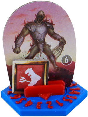 5 pcs. value pack Feldherr Dial Bases for Gloomhaven + Frosthaven + Gloomhaven: Jaws of the Lion multicolor