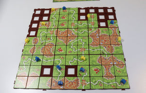 Feldherr terrain tile grid for Carcassonne - interlocking