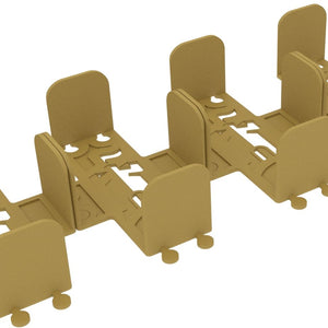 4 pcs value pack Feldherr card holder for Dominion - basic Treasure cards + Curse Cards with sleeves