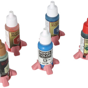 5 pcs value set Feldherr paint bottle stand for Vallejo, Army Painter, and other color dropper bottles
