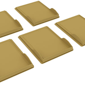 5 pcs value set Feldherr card tray for Forest Shuffle - Tree Cards