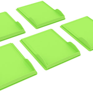 5 pcs value set Feldherr card tray for Forest Shuffle - Tree Cards