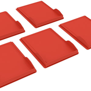 5 pcs value set Feldherr card tray for Forest Shuffle - Tree Cards