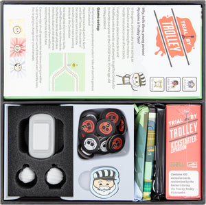 Feldherr Organizer Insert + foam set for Trial by Trolley: Derailed Edition - board game box