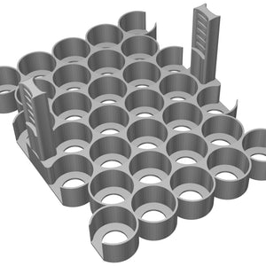 Feldherr Paint Rack for color bottles - 32 compartments