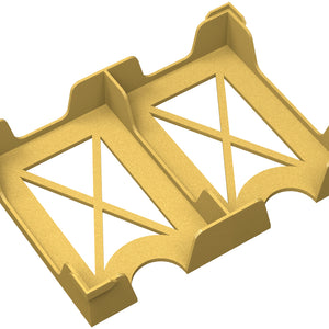 Feldherr card holder for game cards in 50 x 75 mm format - 120 cards - 2 compartments