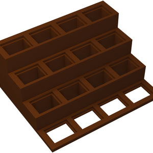 Feldherr figure pedestal for rectangular bases - 32 mm x 24 mm