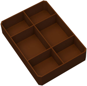 Feldherr token holder insert for HSMEQO050BO with 6 compartments