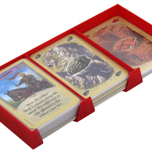 Feldherr card holder for game cards in 54 x 80 mm format - 120 cards - 3 compartments