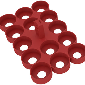 Feldherr paint rack for 4l Really Useful Boxes - 14 Citadel paint pots (12 ml)