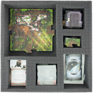 300 mm x 300 mm x 70 mm Pick and Pluck / Pre-Cubed foam tray - superfine grid 10 mm