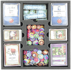 Foam tray value set for Super Dungeon Explore - Forgotten King plus cards and tokens