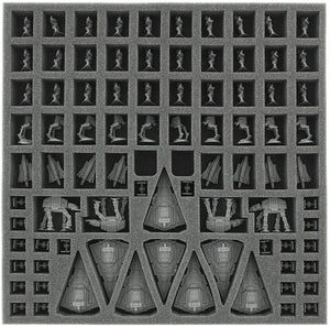 Foam tray value set for the Star Wars Rebellion board game box