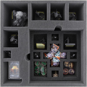 Feldherr foam tray set for Mansions of Madness 2nd Edition: Horrific Journeys board game box