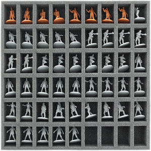 Schaumstoffeinlage für Zombicide Prison Outbreak Miniaturen