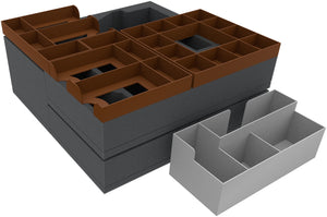 Feldherr foam set + Organizer Inserts for Descent: Legends of the Dark - The Betrayer's War - board game box