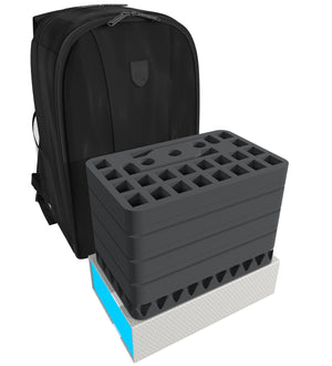 Feldherr backpack with magnetic box for Subbuteo: 18 Teams + 2 Goals