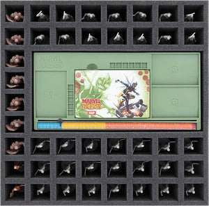 Feldherr foam set with Organizer Insert for Marvel Zombies: A Zombicide Game - core game box