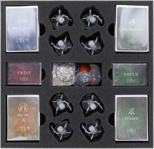 Feldherr foam tray set for Fireteam Zero board game box