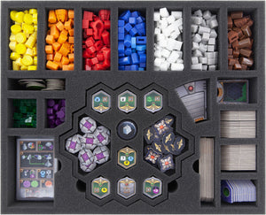 Feldherr Organizer Insert for Gaia Project - board game box