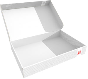 Feldherr Storage Box DSLB075 for model railway locomotives, wagons and vehicles - 7 slots for 00 Gauge - vertical