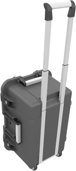 Case / Trolley for 20 tablets in thick sleeves - compartments 22 mm wide - compatible with Apple iPad, Samsung Galaxy Tab A or Microsoft Surface Go