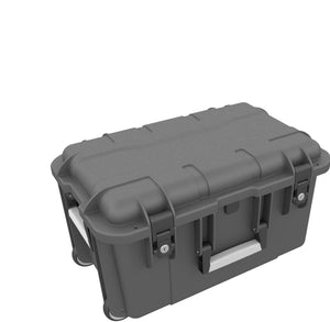 Case / Trolley for 20 tablets in thick sleeves - compartments 22 mm wide - compatible with Apple iPad, Samsung Galaxy Tab A or Microsoft Surface Go