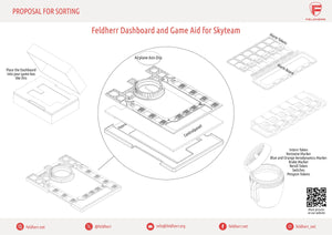 Feldherr Dashboard and Game Aid for Sky Team + Turbulence Expansion