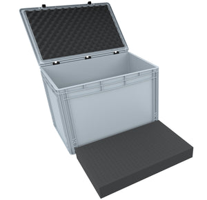 ED 64/42 HG Eurocontainer Case / Euro Box 600 x 400 x 435 mm inclusive pick and pluck foam