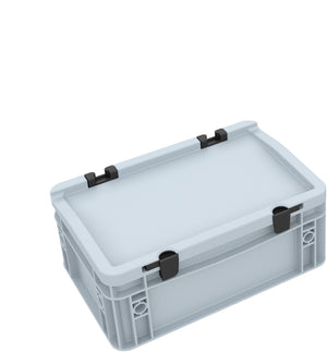 ED 32/12 HG Eurocontainer Case / Euro Box 300 x 200 x 135 mm including Pick and Pluck foam set