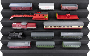 EUMEWDA01 Feldherr Zugliege - H0 Gauge - 5 compartments for model railway locomotives, wagons and vehicles