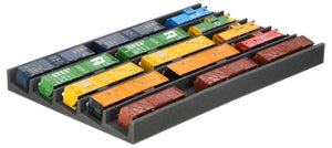 EUMFQFA02 Feldherr PanoramaLiege - H0 scale - 5 compartments for model railway - 560 mm x 360 mm x 45 mm