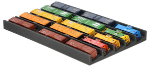 EUMFQFA02 Feldherr PanoramaLiege - H0 scale - 5 compartments for model railway - 560 mm x 360 mm x 45 mm