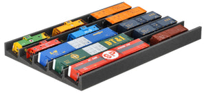 EUMFQFA02 Feldherr PanoramaLiege - H0 scale - 5 compartments for model railway - 560 mm x 360 mm x 45 mm
