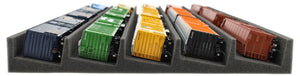 EUMFQFA02 Feldherr PanoramaLiege - H0 scale - 5 compartments for model railway - 560 mm x 360 mm x 45 mm