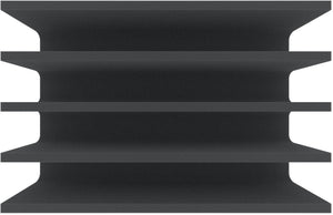 Feldherr foam insert for model railway - O scale - 4 compartments - for upright storage - EUMFQGA01