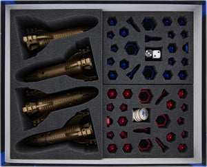 Feldherr foam set for Catan: Starfarers - board game box