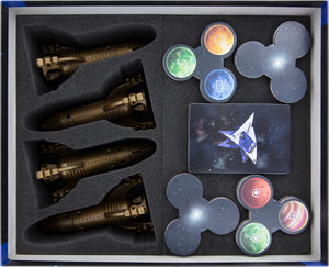 Feldherr foam set for Catan: Starfarers - board game box