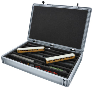 Feldherr Eurobox 60 x 40 cm Set for model railway - 00 scale - 7 compartments - foam insert for upright storage