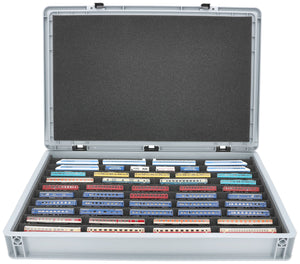 Euro Box with Zugliege - 10 compartments for Z Gauge - for model railway locomotives, wagons and vehicles