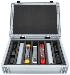 Feldherr Eurobox 40 x 30 cm Set for model railway - H0 scale - 7 compartments - foam insert for upright storage