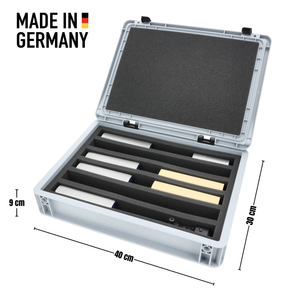 Feldherr Eurobox 40 x 30 cm Set for model railway - H0e scale - 6 compartments - foam insert for upright storage
