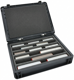 Feldherr Eurobox 40 x 30 cm Set for model railway - H0m scale - 6 compartments - foam insert for upright storage