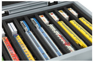 Feldherr Eurobox 40 x 30 cm Set for model railway - N scale - 9 compartments - foam insert for horizontal storage
