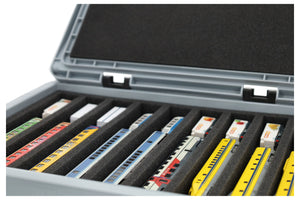 Feldherr Eurobox 40 x 30 cm Set for model railway - N scale - 9 compartments - foam insert for horizontal storage