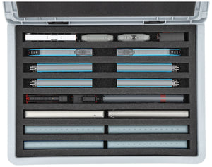 Feldherr Eurobox 40x30 Set for model railway - N scale - 8 compartments - foam insert for upright storage