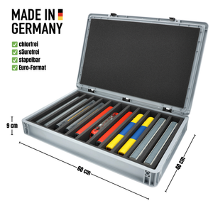 Feldherr Eurobox 60 x 40 cm Set for model railway - H0 scale - 11 compartments - foam insert for upright storage