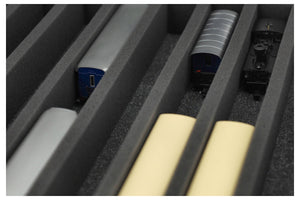 Feldherr Eurobox 60 x 40 cm Set for model railway - H0e scale - 14 compartments - foam insert for upright storage