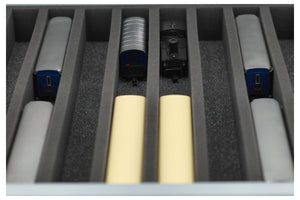 Feldherr Eurobox 60 x 40 cm Set for model railway - H0e scale - 14 compartments - foam insert for upright storage